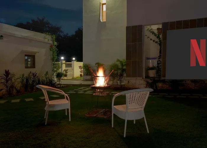 Saffronstays Villa Bougain - 2Br Hill-View Villa With Plunge Pool, Veg Bbq, Birdwatching & Serene Garden Sit-Outs